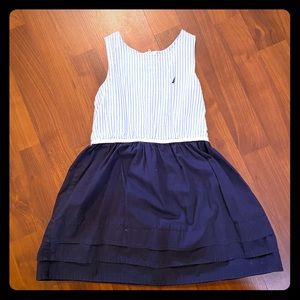 Toddler Nautical Seersucker Dress